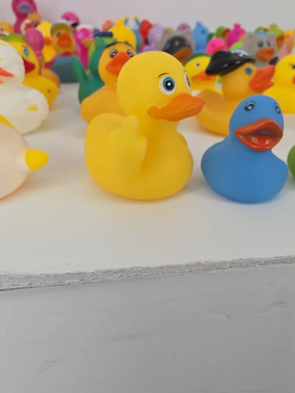 Lot of 116 Assorted Rubber Ducks Novelty Character Jeep Cruise Ducking